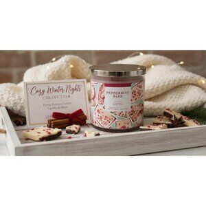 Sonoma 3-Wick Peppermint Bark Candle Jar